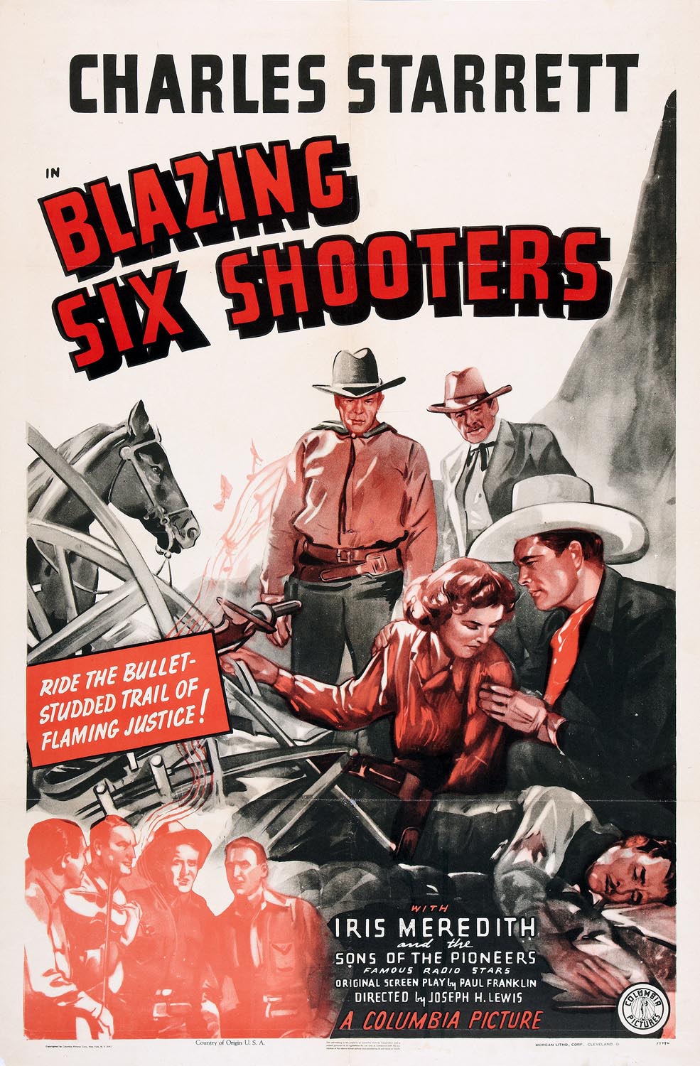 BLAZING SIX SHOOTERS